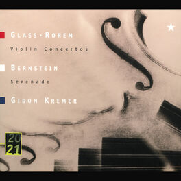 Album cover of Glass: Violin Concerto / Rorem: Violin Concerto (1984) / Bernstein: Serenade After Plato's 