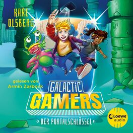 Album cover of Galactic Gamers (Band 3) - Der Portalschlüssel (Spannendes Abenteuer für Kinder, in dem Computerspiele auf die Realität treffen)