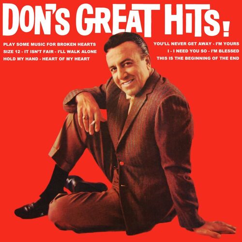 Don Cornell - Don's Great Hits: letras de canciones | Deezer