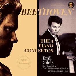 Album cover of Beethoven: The 5 Piano Concertos by Emil Gilels