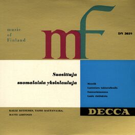 Album cover of Music of Finland - Suosittuja suomalaisia yksinlauluja