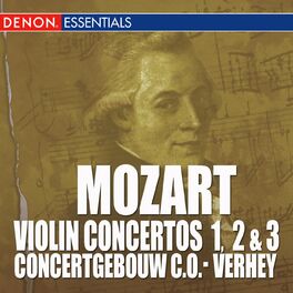 Album cover of Mozart: Violin Concertos Nos. 1, 2 & 3