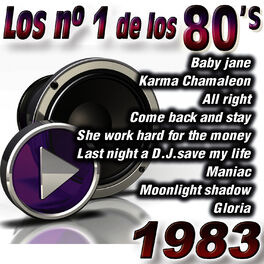 Album cover of Los no. 1 de los 80'S (1983)