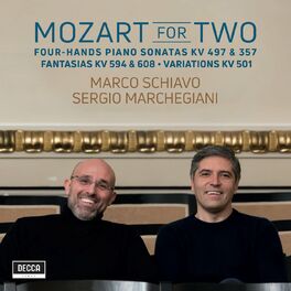 Album cover of Mozart for Two - Sonata for Piano 4 Hands K. 497, Variations K. 501, Fantasia K. 594, Sonata K. 357