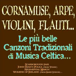 Album cover of Cornamuse, arpe, violini, flauti... Le più belle canzoni tradizionali di musica celtica... (Scarborough Fair, John Ryan's Polka, Regimental March, Women of Ireland...)
