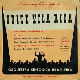 Album cover of Suite Vila Rica: 3 Poemas Afro-Brasileiros / Sêca / Chôro para Clarineta e Orquestra