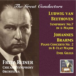 Album cover of The Great Conductors: Fritz Reiner Conducts Beethoven & Brahms (2015 Digital Remaster)