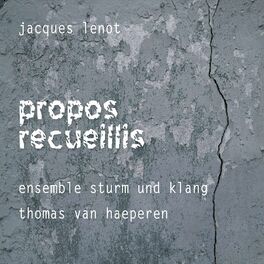 Album cover of Propos recueillis