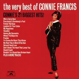 Album cover of The Very Best Of Connie Francis - Connie's 21 Biggest Hits