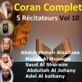 Album cover of Coran complet 5 récitateurs, vol. 10