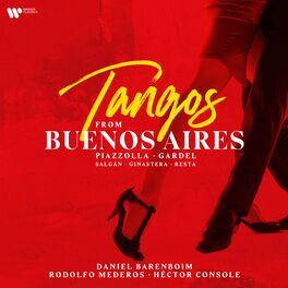 Album cover of Tangos from Buenos Aires. Piazzolla, Gardel, Salgán, Ginastera & Resta