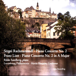 Album cover of Rikke Sandberg - Rachmaninoff & Liszt: Piano Concertos No. 2