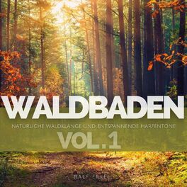Album cover of Waldbaden: Natürliche Waldklänge und entspannende Harfentöne (Volume 1)