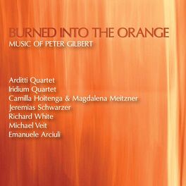 Album cover of Burned into the Orange: Music of Peter Gilbert