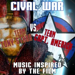 Album cover of Civil War: Team Capt. America vs. Team Tony Stark
