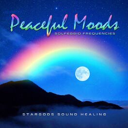 Album cover of Peaceful Moods Solfeggio Frequencies