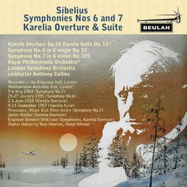 Album cover of Sibelus Symphonies No. 6 and 7, Karelia Overture and Suite