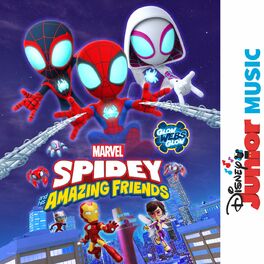 Album cover of Disney Junior Music: Marvel's Spidey and His Amazing Friends - Glow Webs Glow