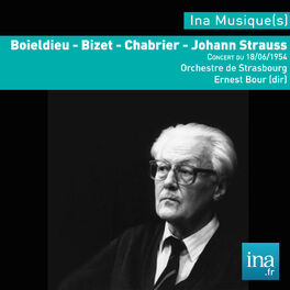Album cover of Boïeldieu - J. Strauss - Bizet - Chabrier, Orchestre municipal de Strasbourg, Concert du 18/06/1954, Ernest Bour (dir),