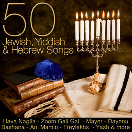 Album cover of 50 Jewish, Yiddish & Hebrew Songs