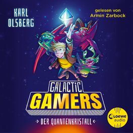 Album cover of Galactic Gamers (Band 1) - Der Quantenkristall (Spannendes Abenteuer für Kinder, in dem Computerspiele auf die Realität treffen)