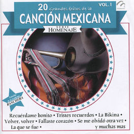 Album cover of 20 Grandes Éxitos de la Canción Mexicana, Vol. 1