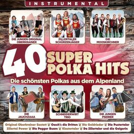 Album cover of 40 super Polka Hits - Instrumental - Die schönsten Polkas aus dem Alpenland