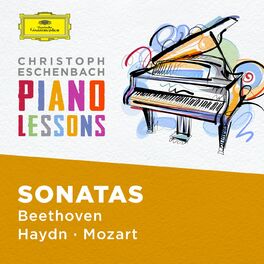Album cover of Piano Lessons - Piano Sonatas by Haydn, Mozart, Beethoven