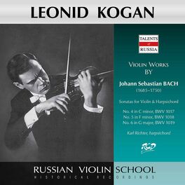 Album cover of J.S. Bach: Violin Sonatas Nos. 4-6, BWVV 1017-1019