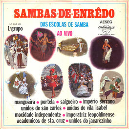 Album cover of Sambas-de-Enredo das Escolas de Samba (Ao Vivo)