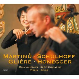 Album cover of Mika Yonezawa and Kleif Carnarius play Martinu, Schulhoff, Gliere and Honegger