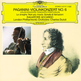 Album cover of Paganini: Violin Concerto No.6; Le streghe; Non più mesta; Sonata & Variationi