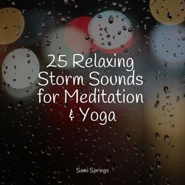 Album cover of 25 Relaxing Storm Sounds for Meditation & Yoga