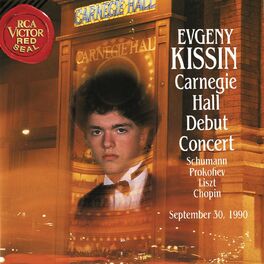 Album cover of Evgeny Kissin at Carnegie Hall, New York City, September 30, 1990