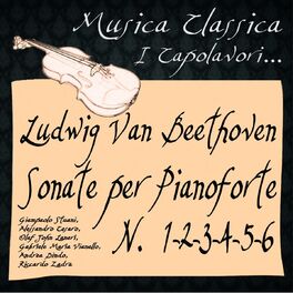 Album cover of Beethoven: Sonate per Pianoforte No. 1, 2, 3, 4, 5 & 6 (Musica classica - i capolavori...)