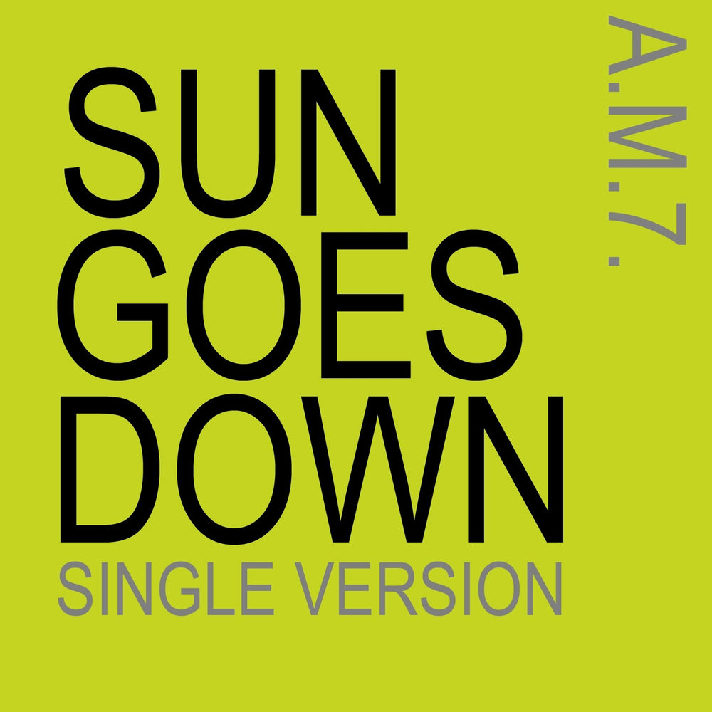 Sun going down on me. Sun going down on me