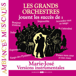 Album cover of Les grands orchestres jouent les succès de Marie-José (Versions instrumentales)