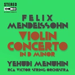 Album cover of Mendelssohn Violin Concerto in D Minor