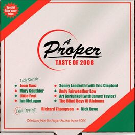Album cover of A Proper Taste of 2008