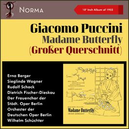 Album cover of Giacomo Puccini: Madame Butterfly (Querschnitt) (10 Inch Album of 1955)