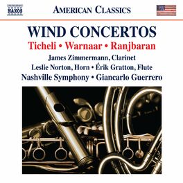 Album cover of Ticheli, Warnaar & Ranjbaran: Wind Concertos