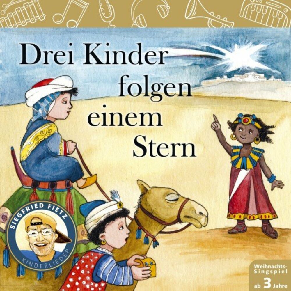 Drei kinder. Kinderlieder.