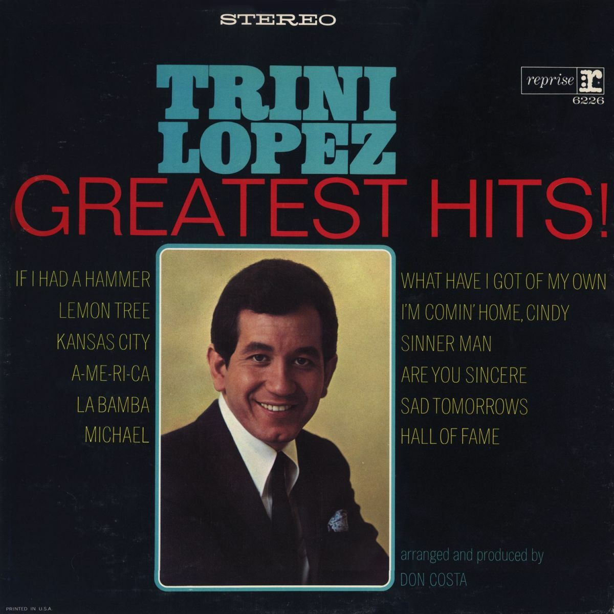 Trini Lopez: música, canciones, letras | Escúchalas en Deezer