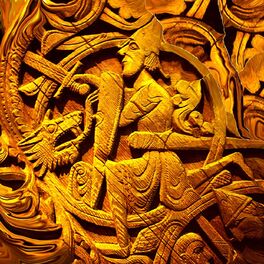 Album cover of Medieval Viking Music Fantasy of Dark Dungeons and Fire Dragons for Gothic Folk Lute and Celtic Guitar