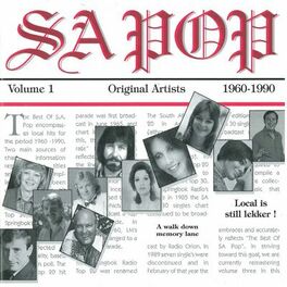 Album cover of The Best of South African Pop (1960-1990), Vol. 1