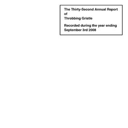 Album cover of Thirty-Second Annual Report