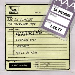 Album cover of Dr Feelgood - BBC In Concert (1st December 1977)