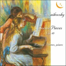 Album cover of Pyotr Tchaikovsky. Twelve Pieces for Piano, Op. 40/Romance, Op. 5/Waltz-Scherzo, Op. 7/Capriccio, Op. 8