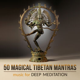 Album cover of 50 Magical Tibetan Mantras: Music for Deep Meditation, Relaxing Tantra Yoga, Blissful Prayers, Healing Shiva Mantras