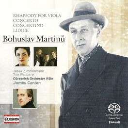 Album cover of Martinu, B.: Concertino for Piano Trio and String Orchestra, H. 231 and 232 / Rhapsody-Concerto / Memorial To Lidice